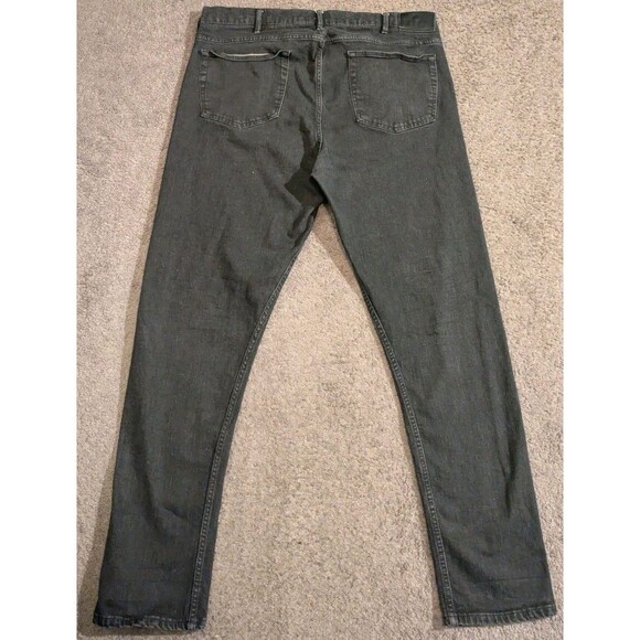 Polo Ralph Lauren Prospect Straight Leg Black Denim Jeans 42x34 - Picture 3 of 7